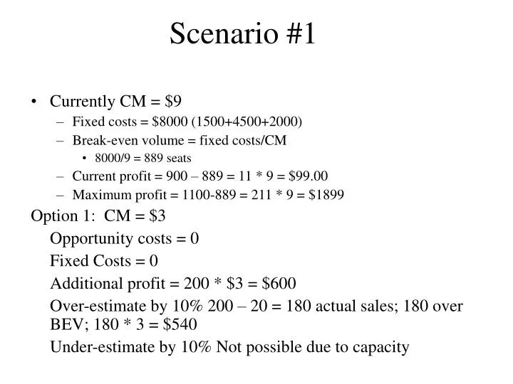 scenario 1