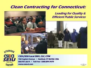 Clean Contracting for Connecticut: