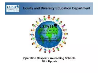 Equity and Diversity Education Department