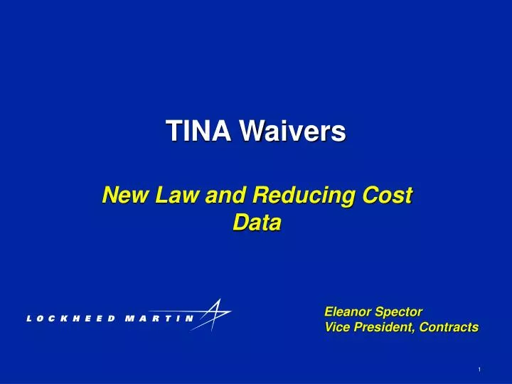 tina waivers