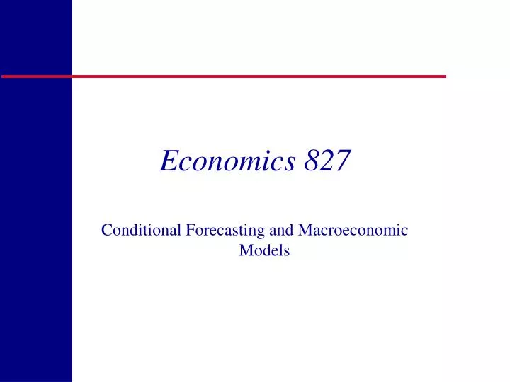 economics 827