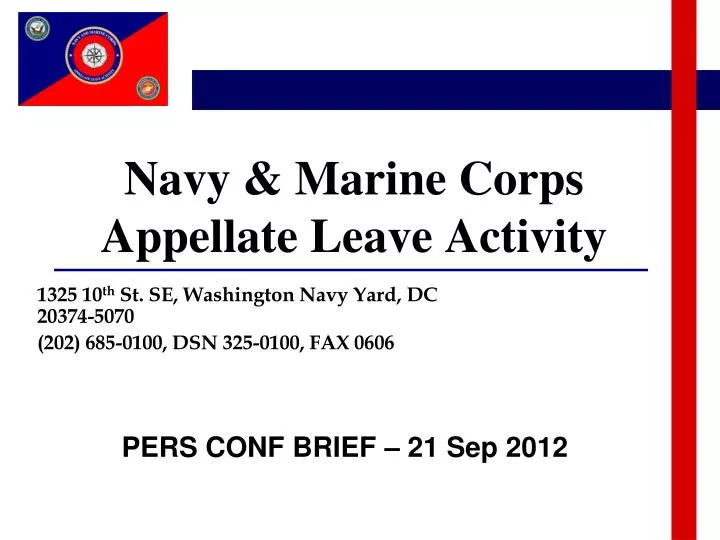 navy marine corps appellate leave activity