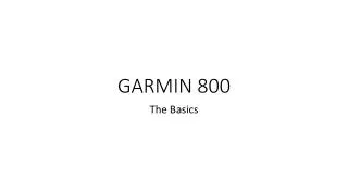 GARMIN 800