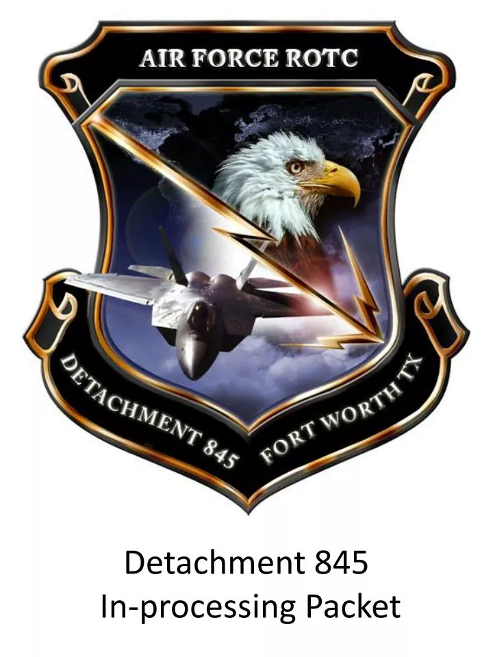 detachment 845 in processing packet