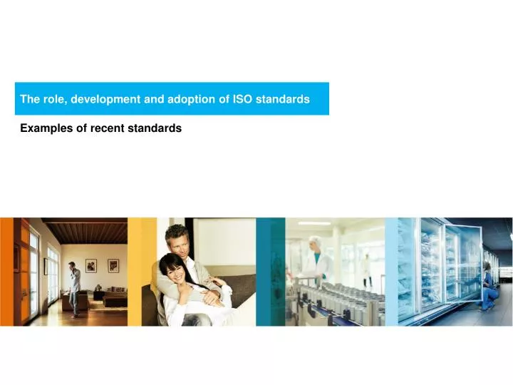 the role development and adoption of iso standards
