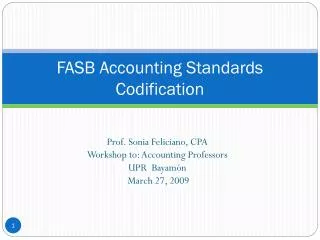 FASB Accounting Standards Codification