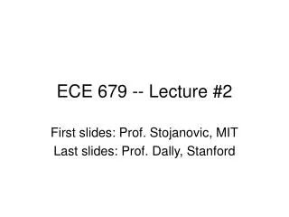ECE 679 -- Lecture #2