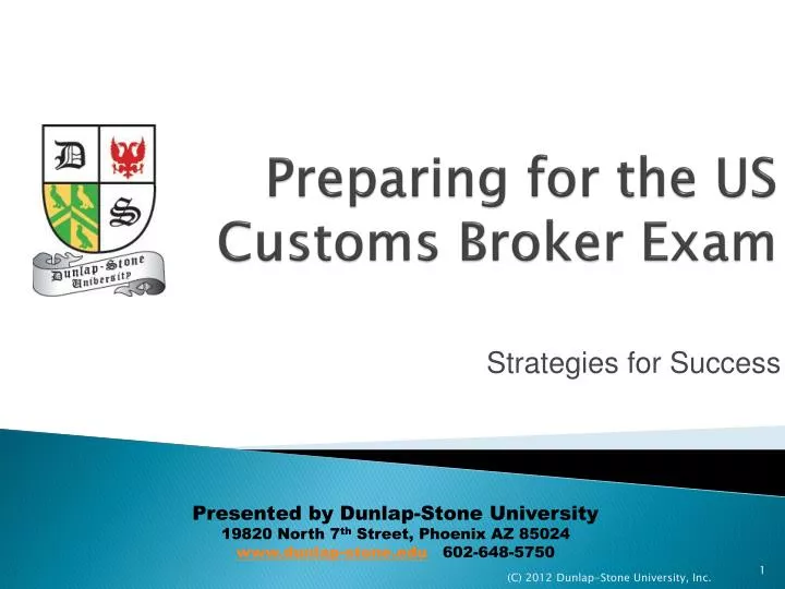 preparing for the us customs broker exam