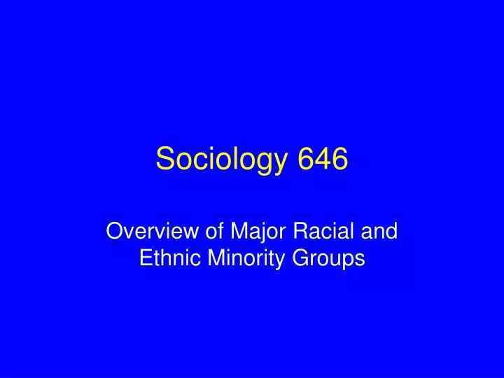 sociology 646