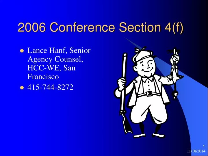 2006 conference section 4 f