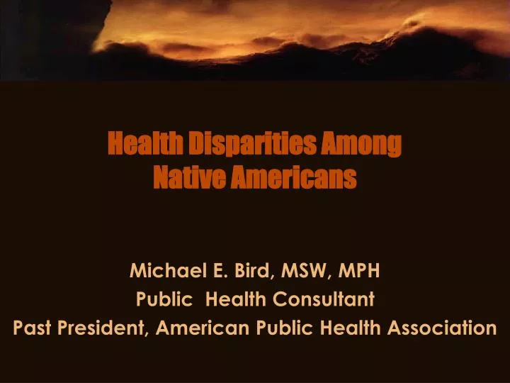 health disparities among native americans
