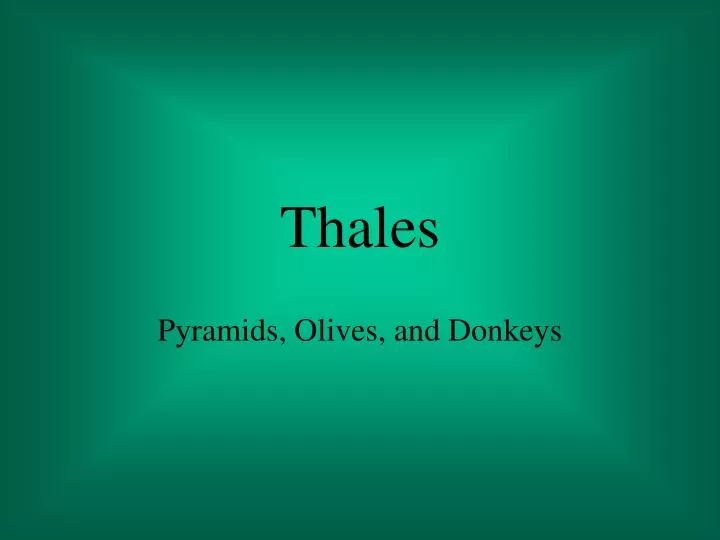thales