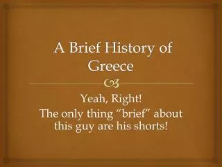 a brief history of greece