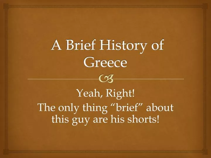 a brief history of greece