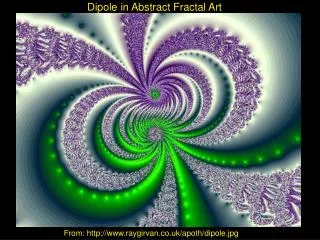 Dipole in Abstract Fractal Art