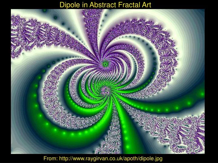 dipole in abstract fractal art