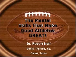 The Mental Skills That Make Good Athletes GREAT!