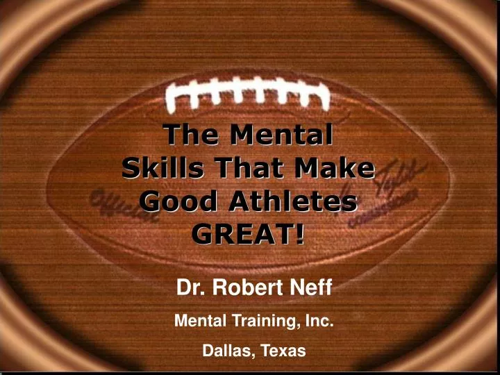 the mental skills that make good athletes great