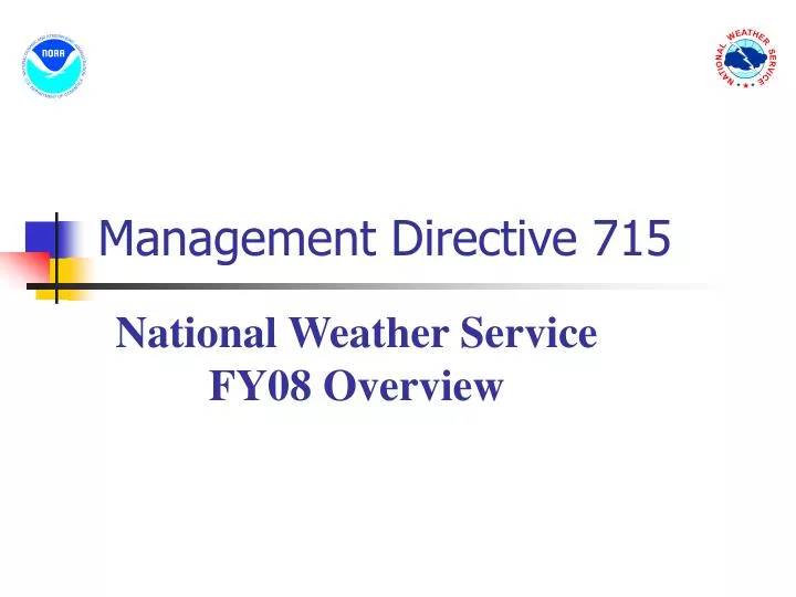management directive 715