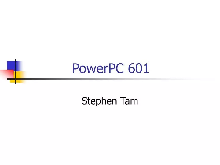powerpc 601