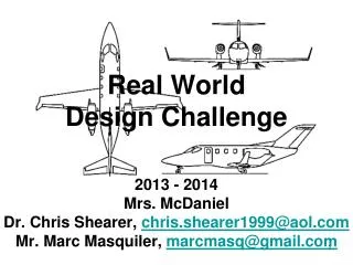 Real World Design Challenge