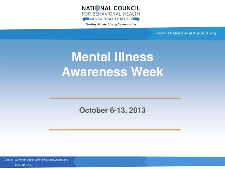 mental illness awareness week