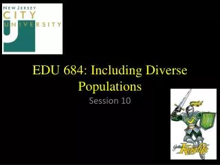 edu 684 including diverse populations