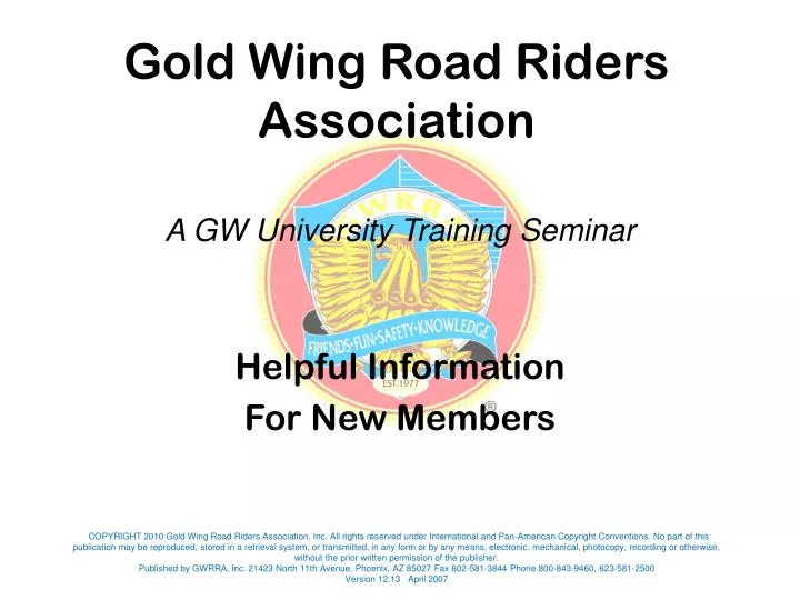 helpful information for new members