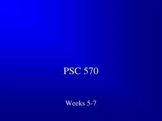 PSC 570