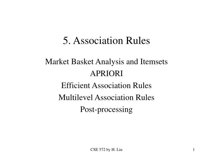 5 association rules