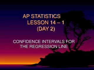 ap statistics lesson 14 1 day 2