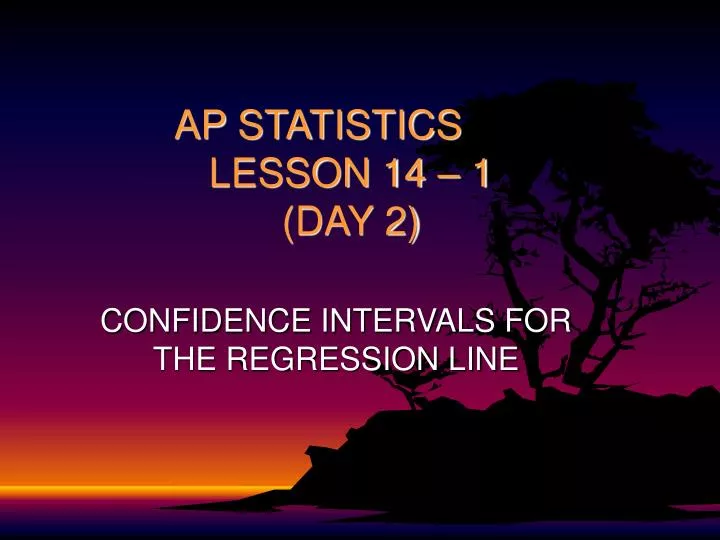 ap statistics lesson 14 1 day 2