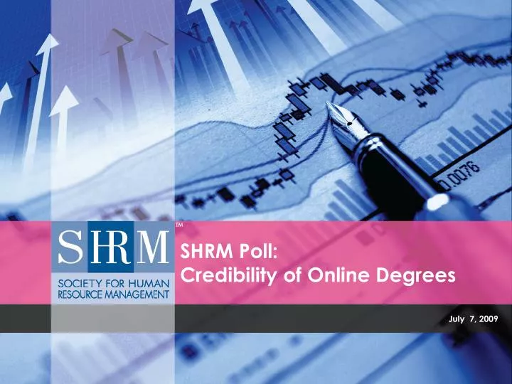 shrm poll credibility of online degrees
