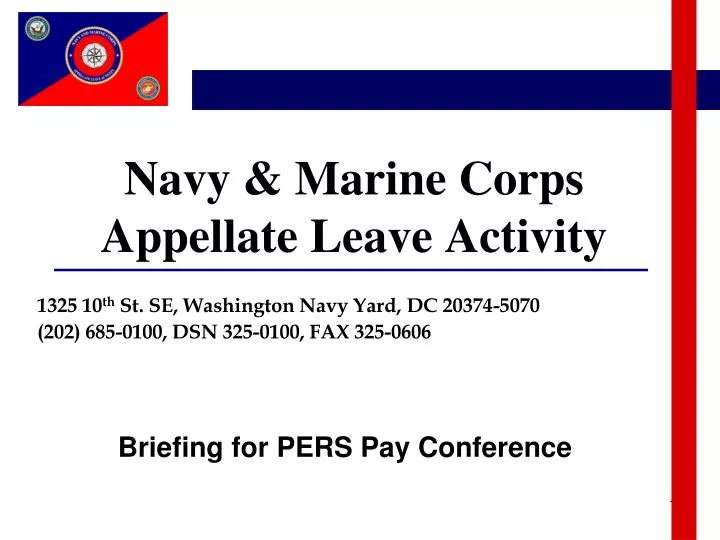 navy marine corps appellate leave activity