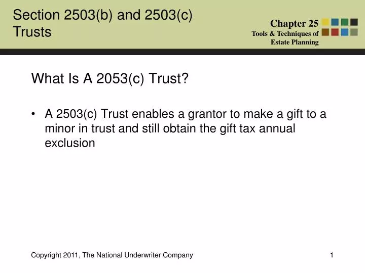 what is a 2053 c trust