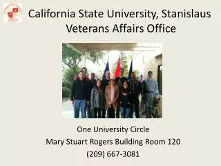 California State University, Stanislaus Veterans Affairs Office