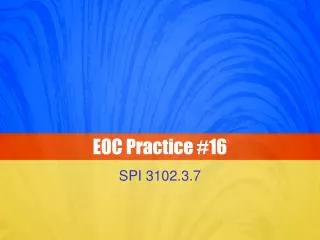 EOC Practice #16