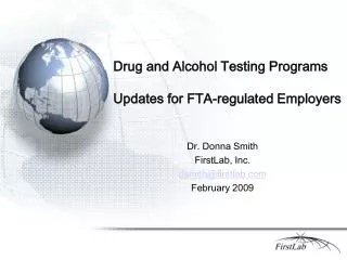 Drug and Alcohol Testing Programs Updates for FTA-regulated Employers