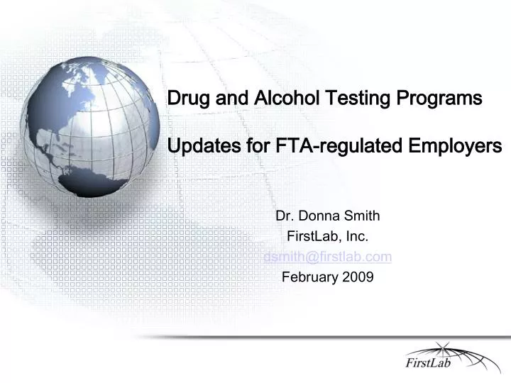 drug and alcohol testing programs updates for fta regulated employers