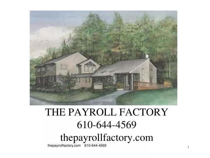 the payroll factory 610 644 4569 thepayrollfactory com
