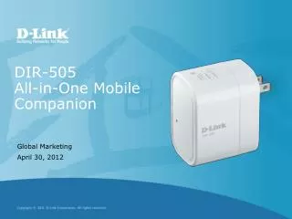 DIR-505 All-in-One Mobile Companion