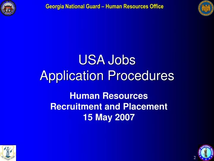 usa jobs application procedures