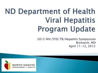 NDDoH Viral Hepatitis Program