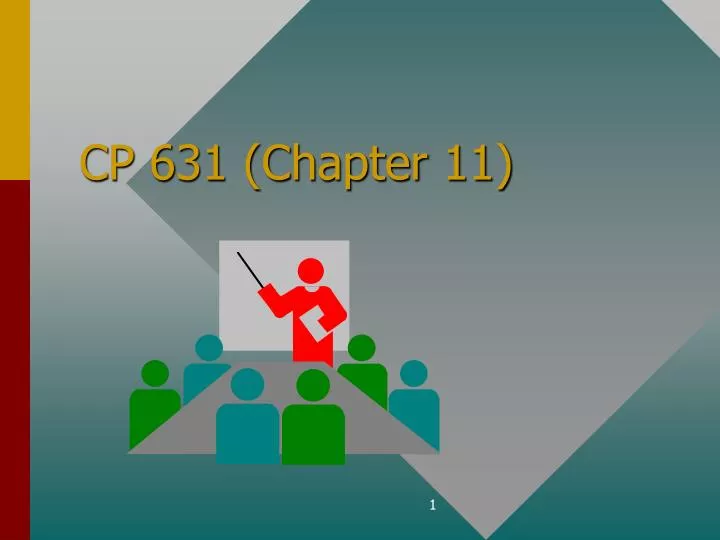 cp 631 chapter 11