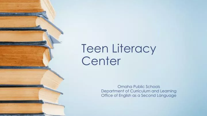 teen literacy center