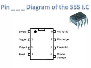 Pin _ _ _ Diagram of the 555 I.C