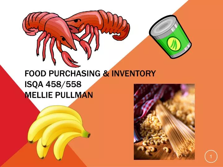 food purchasing inventory isqa 458 558 mellie pullman