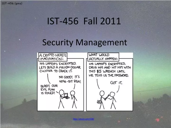 ist 456 fall 2011