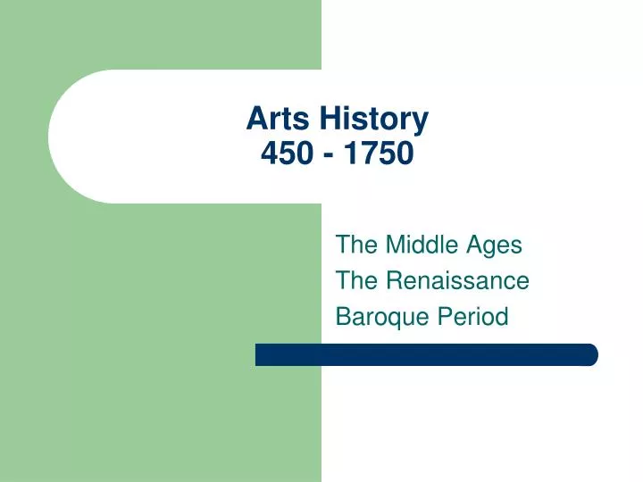 arts history 450 1750