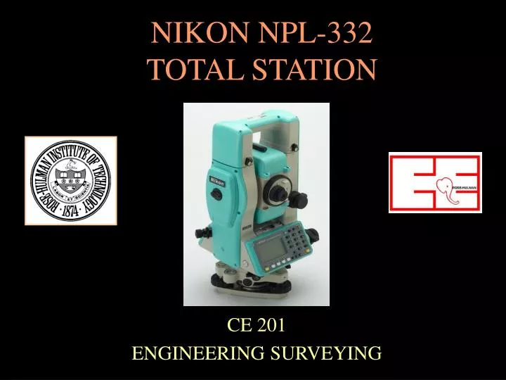 nikon npl 332 total station